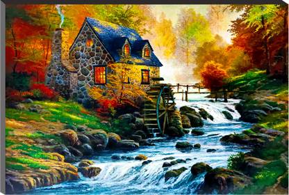 Oaf 7mm Nature Scenery Mdf Uv Coated Painting Digital Reprint 12 Inch X 18 Inch Painting Price In India Buy Oaf 7mm Nature Scenery Mdf Uv Coated Painting Digital Reprint 12