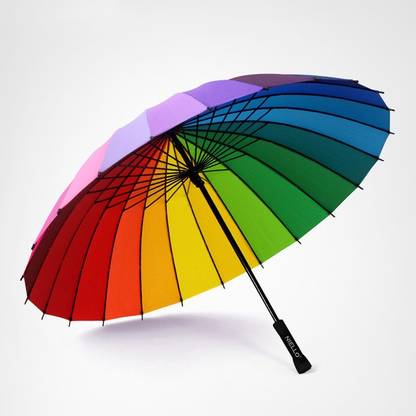 KARKAR ENTERPRISE MULTICOLOR RAINBOW UMBRELLA Umbrella