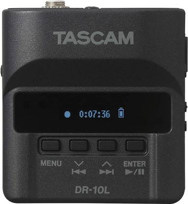 Tascam DR-10L Micro Portable Audio Recorder with Lavalier Microphone NA Voice Recorder