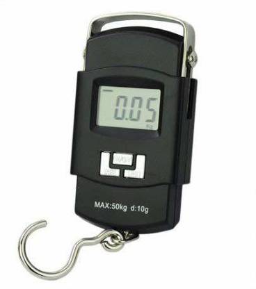 RTB Made in India Portable Hanging Luggage Weight Machine Weighing Scale,50 Kg Weighing Scale with big size Metal Hook 50kg electric kata for luggage Weighing Scale