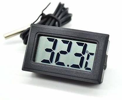 Svojas Lab Digital Mini Temperature with Probe Sensor Kitchen Thermometer Instant Read Aquarium Thermometer