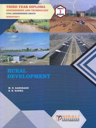 RURAL DEVELOPMENT - ELECTIVE - For Diploma in Civil Engineering - As per MSBTE's I Scheme Syllabus - Third Year (TY) Semester 5 (V)