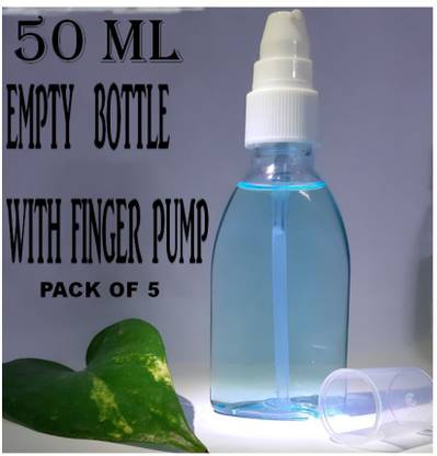 QUICK SPRAY FINGER PUMP EMPTY BOTTLE 50 ML (PACK 0F 5) 50 ml Bottle