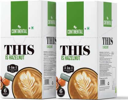 Continental THIS Hazelnut 3 in 1 Premix Instant Coffee