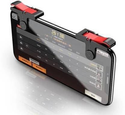 EFTSOON Gaming Trigger and Free Fire Game Controller For All Mobile Phone ( Wireless ) 4 Finger PLAY  Gaming Accessory Kit