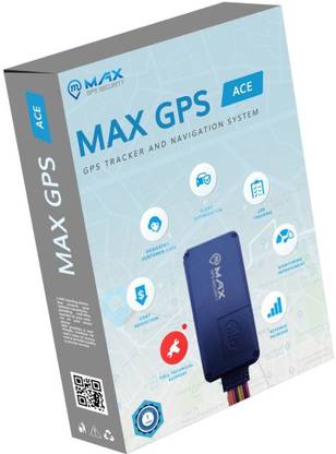 MAX GPS Security Ace For Bike , Car (Two Wheelers & Four Wheelers) With Engine Cut on/off , With 12 Month App. GPS Device