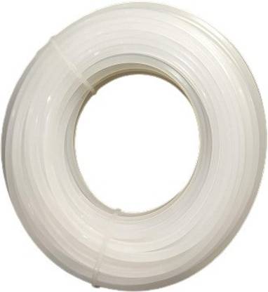 SKT Nylon Rope Bundle for Brush Cutter|WeederRound|White|Grass Cutter|Nylon Trimmer line (15m, 3mm Square) Cordless Grass Trimmer