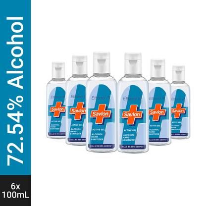 Savlon Active Gel Hand Sanitizer Bottle