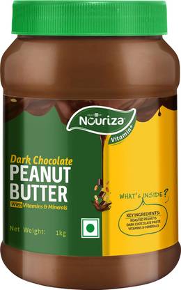 NOURIZA Dark Chocolate Peanut Butter Spread (Creamy)