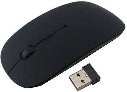 Wanzhow World Wireless Ultra Slim Black Mouse for Laptop, Desktop and Smart TV 2.4Ghz Wireless USB Mouse Gaming Mouse For Laptop Desktop PC 3 keys Mouse Mice Wireless Mouse Computer Bluetooth Mouse Silent PC Mouse Rechargeable Ergonomic Mouse Arc Optical Mouse Mice Receiver PC Laptop Sleek Design USB Interface Ergonomic design Intelligent Power Saving Design LIGHTWEIGHT AND SLIM SILENT MOUSE Wireless Ambidextrous Optical  Gaming Mouse