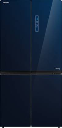 TOSHIBA 650 L Frost Free French Door Bottom Mount Convertible Refrigerator
