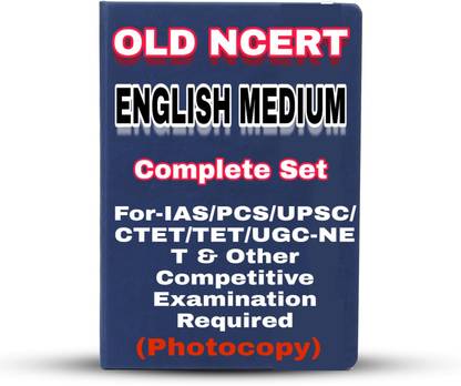 Old Ncert Combo Set English Medium 35 Books (Photocopy Material)