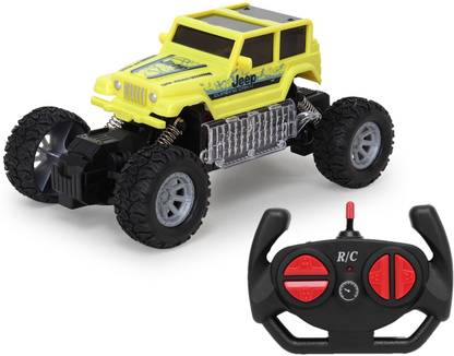 CADDLE & TOES Rock Car Remote Control With Lights , Spring wheels ,1:20 scale,Wheel Dual Button Remote control
