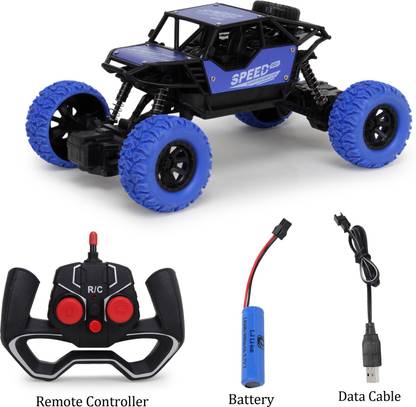 CADDLE & TOES Rock Car Remote Control , Spring wheels ,1:20 scale,Wheel Dual Button Remote control