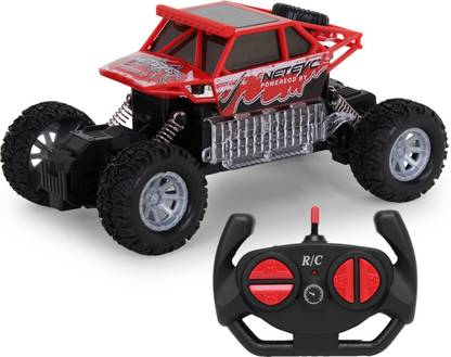 CADDLE & TOES Rock Car Remote Control With Lights , Spring wheels ,1:20 scale,Wheel Dual Button Remote control