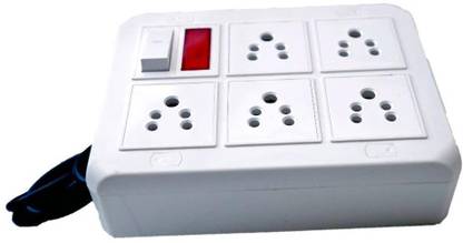 KWICK BOX (1+1) Extension Board Electrical Switch Board with 1 Anchor Sockets (5A) and 1 Anchor Switch (5A)-4 m Long Wire 1 Socket Extension Boards 1  Socket Extension Boards