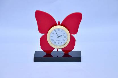 Winz Awards Analog Red Clock