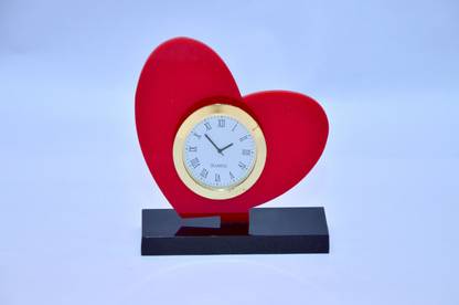 Winz Awards Analog Red Clock