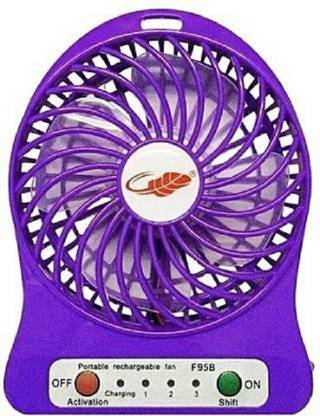 gobuy portable fan faster cool (multicolored) gfdg56456 Rechargeable Fan