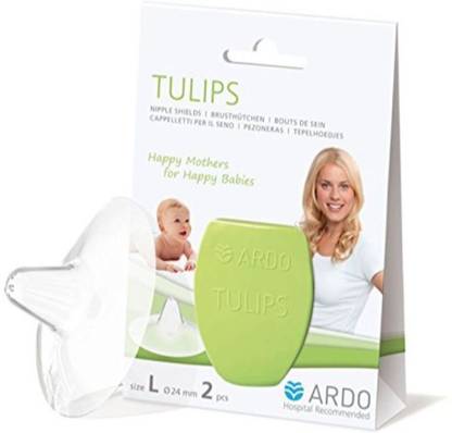 Ardo Tulips Nipple Shields - Large (Clear) Breast Nipple Shield