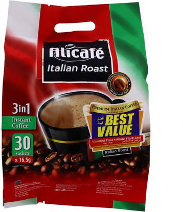 Alicafe Italian Roast 3 in 1 Instant Coffee 30 Sachets Instant Coffee