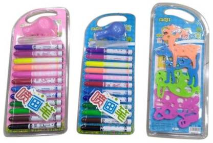 KRH STORE Exam Round Shape Nib Sketch Pens