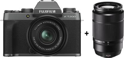 FUJIFILM X Series X-T200 Mirrorless Camera Body with 15-45 mm + 50-230 mm Dual Lens Kit