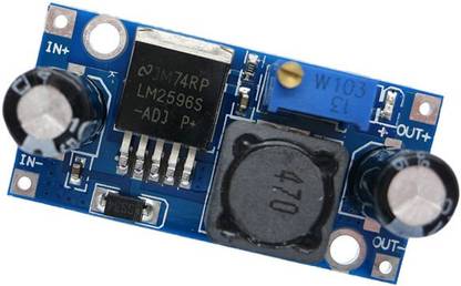 Wanzhow LM2596 DC-DC Step-down module adjustable Voltage regulator 3A DC-DC Buck Converter Step Down Module LM2596 Power Supply Output 1.25V-30V Power Supply Electronic Hobby Kit