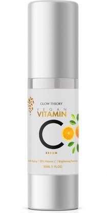 GLOW THEORY Premium Vitamin C Facial Serum for glowing skin - Anti Wrinkle & Anti Ageing with Skin Brightening Formula - 30 ML