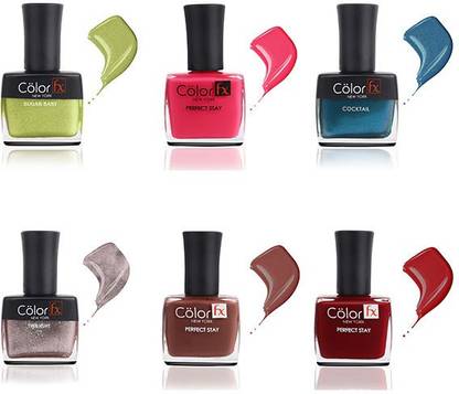 Color Fx Nail Enamel Collection Pack 109 & 141 & 135 & 121 & 127 & 133