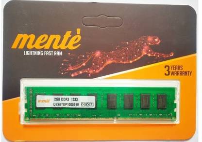 Mente Desktop DDR3 2 GB PC (Desktop RAM 2GB DDR3)