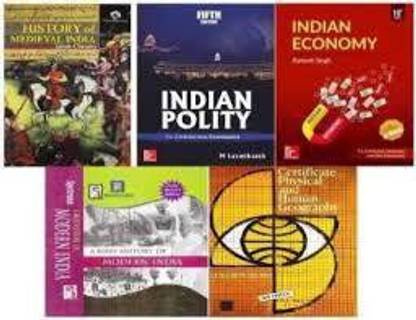 TOP Selling Book For UPSC Exam Indian Economy By Ramesh Singh, Indian Polity By M Laxmikanth, A Brief History Of Modern India By Rajiv Ahir, History Of Medieval India By Satish Chandra, Certificate Physical And Human Geography By Goh Cheng Leong (5 Best Book For Civil Services Exam,IAS,IPS,IFS,IRS,PSC,UPSC,PRELIMS,MAINS,CSAT, (Papar Back, Ramesh Singh, M Laxmikanth, Satish Chandra, Rajiv Ahir , Goh ChengLeong) All 5 Book For UPSC Cracker Book (Paperback, Goh ChengLeong., Ramesh Singh, M. Laxmikanth, Rajiv Ahir, Satish Chandra