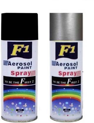 CUBE Black Silver combo spray paint Multicolor Spray Paint 500 ml