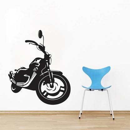 fuzzy 95 cm Royal Enfield Self Adhesive Sticker