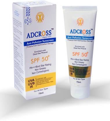ADCROSS LOTION Sunscreen - SPF 50 PA+++ ADCROSS AQUA GEL