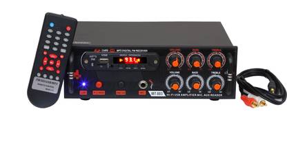 Barry John Surround Amplifier with USB,AUX,MMC,FM,MIC-in,Bluetooth & Double Ic 4440 160 W AV Power Amplifier/Built-in Equalizer with Bass, Treble & Balance Control 160 W AV Power Amplifier