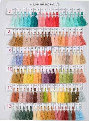 OMX Neelam Thread Shade Card