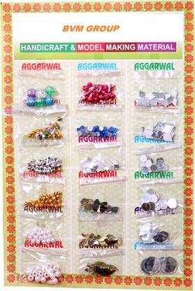 BVM GROUP Project1 Art and craft material 18 Diffrent design ( 18 Packets) for project