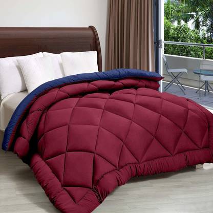 CHICERY Solid Double Comforter for  Mild Winter