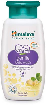 HIMALAYA PACK OF THREE Gentle baby wash (bath) 200ml x 3 = 600ml