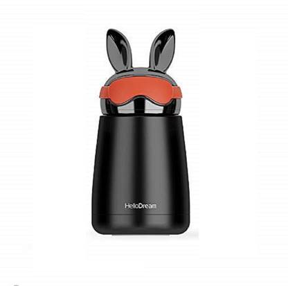 RED RABBIT School Hot and Cold for 8 Hrs (Black) 300ML 300 ml Flask