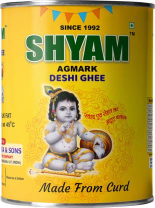 SHYAM Desi Ghee 1l Ghee Tin