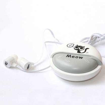 THREE Earphones with Storage Case Wired