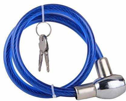 EverMart Heavy duty Multi Purpose Steel Strong Wire Cable Lock For Helmet, Luggage, bicycle Cycle Lock