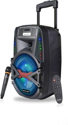 MOVIE STARS MS-5150 TROLLEY SPEAKER WITH RECHARGEABLE BATTERY, WIRELESS MIC AND KARAOKE MODE Mini Hi-Fi System