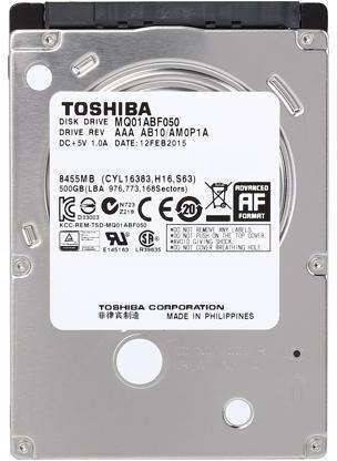 TOSHIBA HDD2H23 500 GB Laptop Silver SATA II Internal Hard Disk Drive (HDD) (500Gb Laptop)