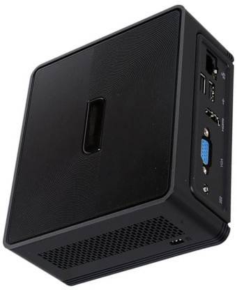 ECS Z2V Desktop Mini PC Black, Intel Pentium N5000, 4GB DDR4 RAM, 64GB eMMC, Intel UHD Graphics 605, WiFi, Bluetooth, 3xUSB 3.0, 2x USB2.0, 1xHDMI, 1xVGA, 1x Type C, 1x 2.5" HDD Slot, Win 10 Pro - Windows 10, Intel Pentium N5000 Quad Core, Intel Pentium N5000 Quad Core, 4 DDR4, 64 GB eMMC Mini PC