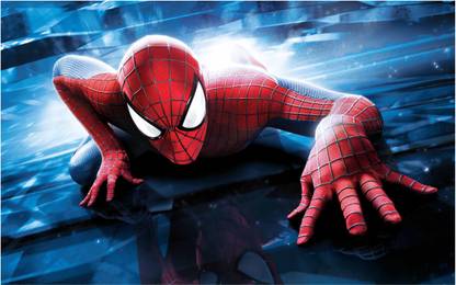 Spider Man Wall Poster For Room With Gloss Lamination M18 Paper Print