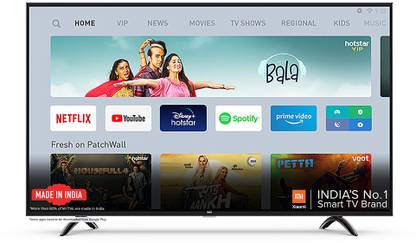 XIAOMI by Mi 4X 108 cm (43 inch) Ultra HD (4K) LED Smart Android TV