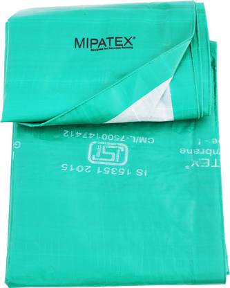 Mipatex Tarpaulin Sheet Waterproof Heavy Duty 9ft x 9ft, Aluminium Eyelets Every 3 feet Tent - For 6 Persons